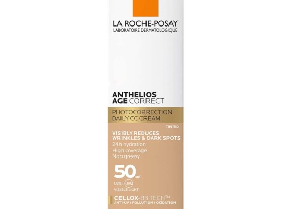 LRP ANTHELIOS Age Correct SPF50 Tonirana dnevna zaštita od sunca 50 ml