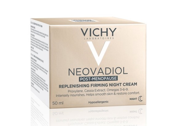 VICHY Neovadiol hranjiva noćna nega za čvrstinu kože u postmenopauzi s omega kiselinama, 50 ml