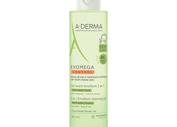A-Derma Exomega Control gel za pranje 2u1 200 ml