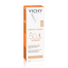 Vichy Capital Soleil tonirana krema za zaštitu od sunca protiv tamnih fleka 3u1 SPF50+ 50 ml