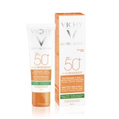 Vichy Capital Soleil matirajuća krema za lice za zaštitu od sunca 3u1  50 ml