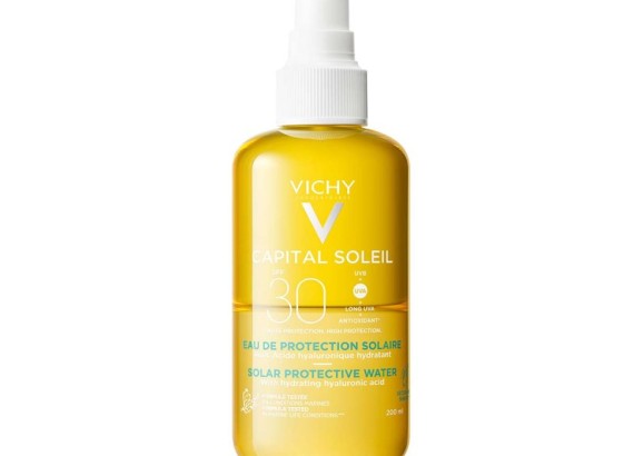 Vichy Capital Soleil vodica za zaštitu od sunca za hidrataciju za lice i telo SPF30  200 ml