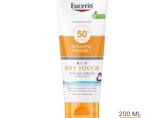 Eucerin Sun Sensitive Protect Dry Touch gel-krema za zaštitu dečije kože od sunca SPF50+ 200 ml