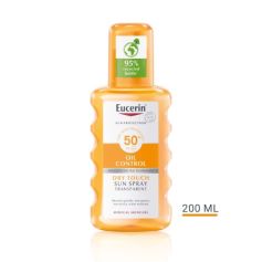 Eucerin Sun Oil Control Dry Touch sprej za zaštitu osetljive kože od sunca SPF50 200 ml