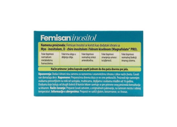 Femisan Inositol 30 kapsula