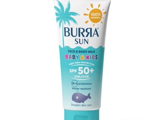 Burra® Sun 100% mineral Baby&Kids milk SPF 50+ 100 ml