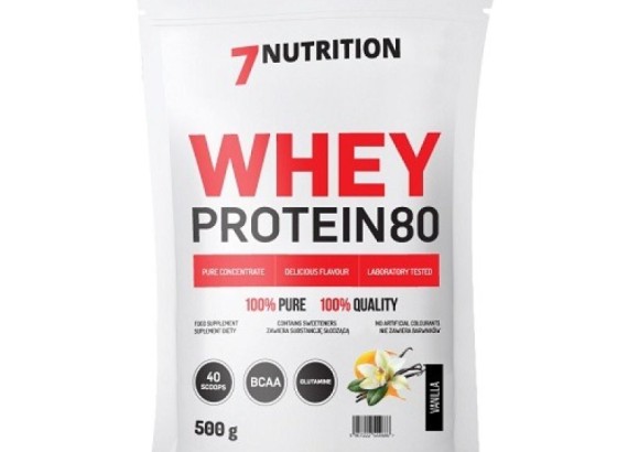 7Nutrition WHEY PROTEIN 80 vanila 500 g