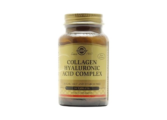 Solgar Collagen Hyaluronic acid complex 30 tableta