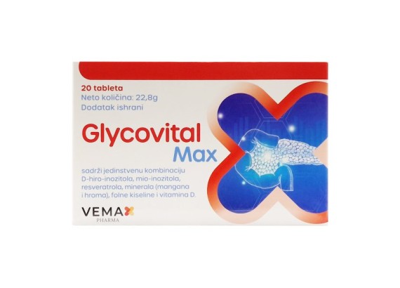 Glycovital Max 20 tableta