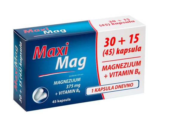 Maxi Mag 30+15 kapsula