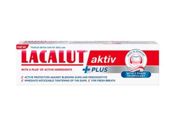 Lacalut Aktiv Plus zubna pasta 75 ml