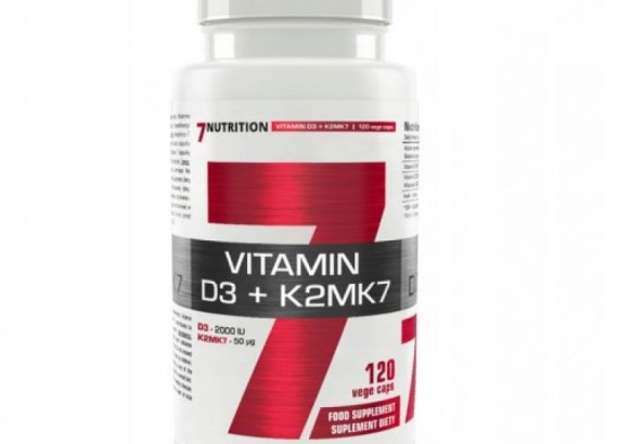 7Nutrition VITAMIN D3 + K2MK7 120 kapsula