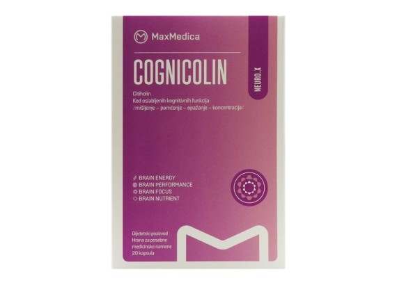 MaxMedica Cognicolin 20 kapsula