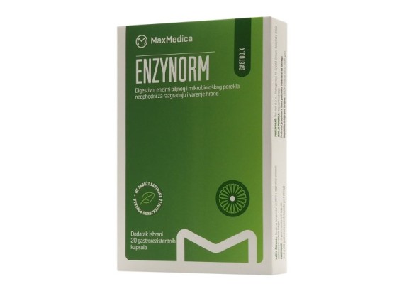 MaxMedica Enzynorm 20 gastrorezistentnih kapsula