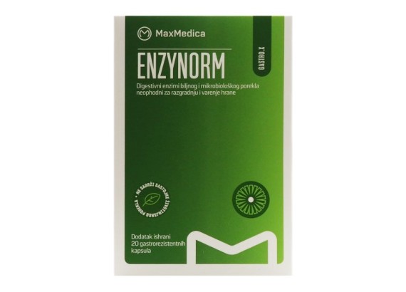 MaxMedica Enzynorm 20 gastrorezistentnih kapsula