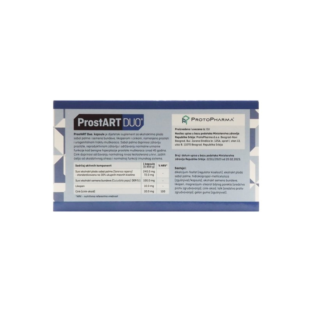 Prostart Duo 30 cps | Markfarm apoteka