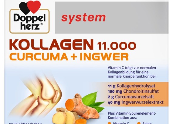 Doppel Herz Kollagen 11000  Curcuma+ Đumbir 30 doza