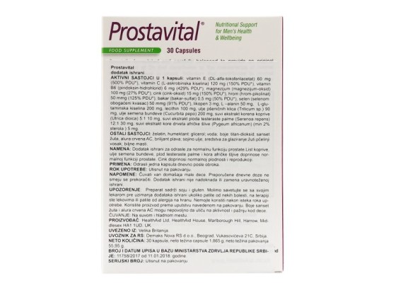 Prostavital 30 kapsula