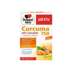 Doppel Herz Curcuma 750, 30 kapsula