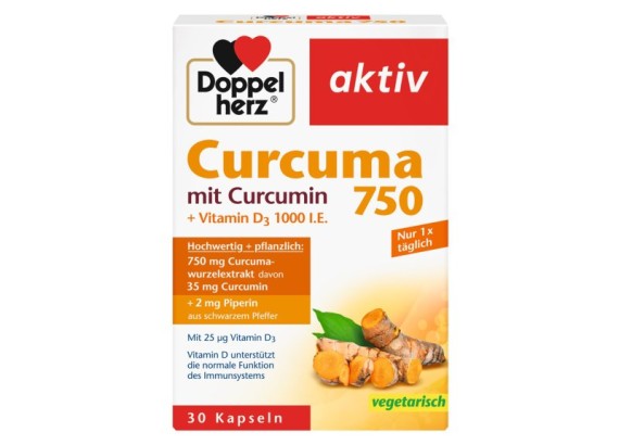 Doppel Herz Curcuma 750, 30 kapsula