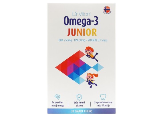 Dr.Viton Omega 3 Junior 30 tableta za žvakanje