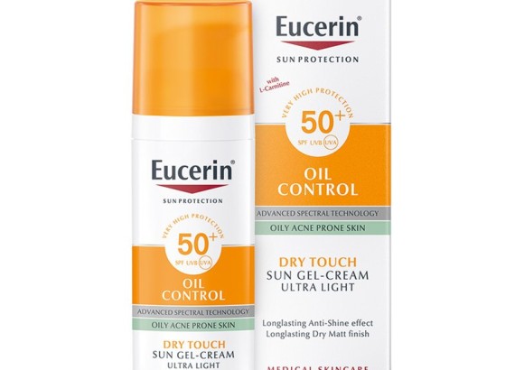 Eucerin Sun Oil control za zaštitu masne kože od sunca SPF50+ 50 ml