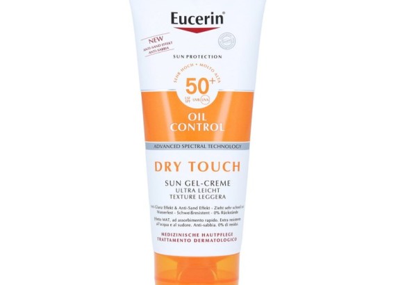 Eucerin Sun Oil Control Dry Touch gel-krem za zaštitu osetljive kože od sunca SPF50+ 200 ml