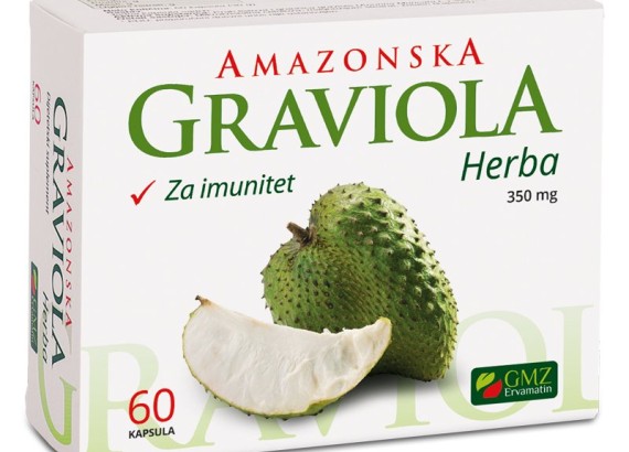 GRAVIOLA amazonska 350 mg 60 kapsula