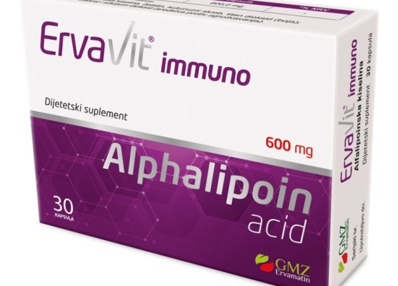 ErvaVit Alphalipoin acid 600 30 kapsula