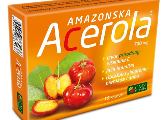 Amazonska Acerola 700 mg 15 kapsula 