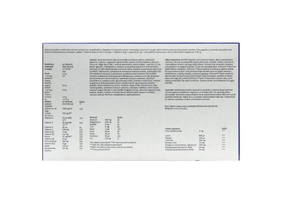 Orthomol Sport 7 dnevnih doza (ROK 05.2026.)