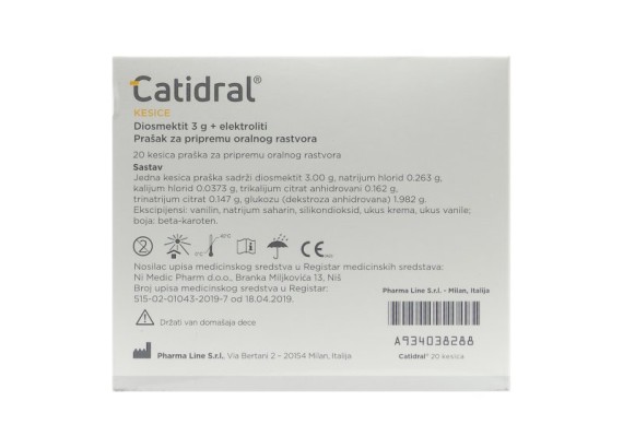 Catidral 20 kesica za pripremu oralnog rastvora