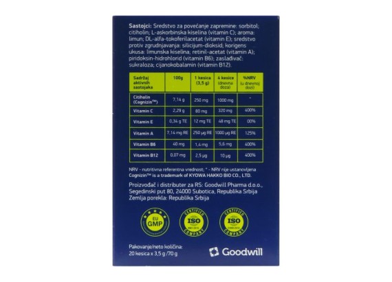 Goodwill Cognirex 20 kesica (ROK 02.2026)