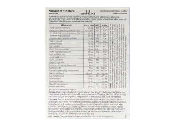 Visionace® 30 kapsula