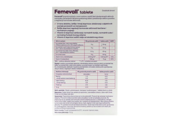 Femevall Protect 30 tableta
