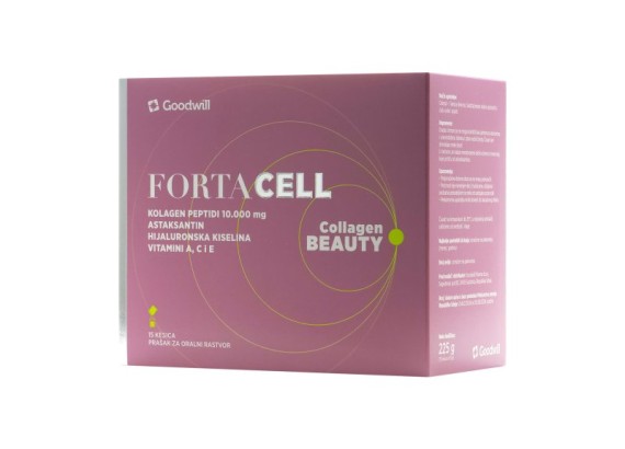 Fortacell Collagen Beauty, prašak za oralni rastvor, 15 kesica
