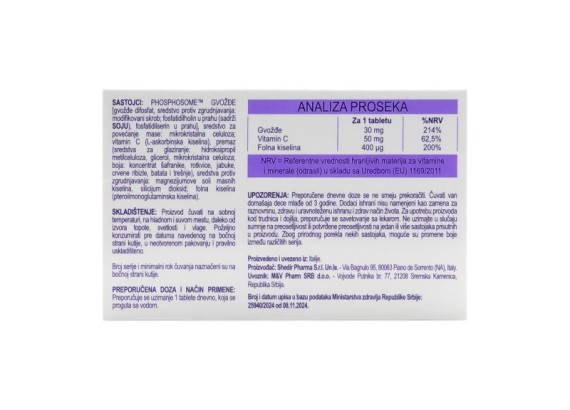 MixaFerrum 30 tableta