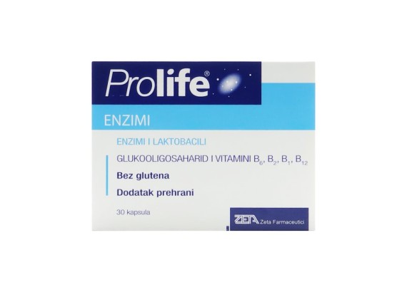 Prolife enzimi 30 kapsula
