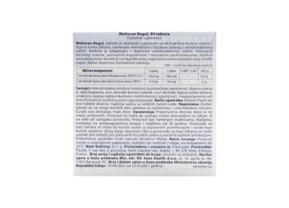 Melioran Regul 90 tableta