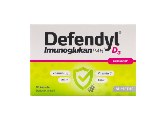 Defendyl Imunoglukan P4H D3,  30 kapsula