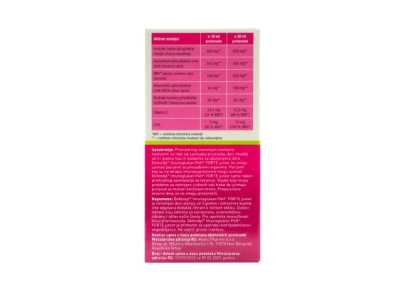 Defendyl Imunoglukan P4H FORTE junior sirup 100 ml