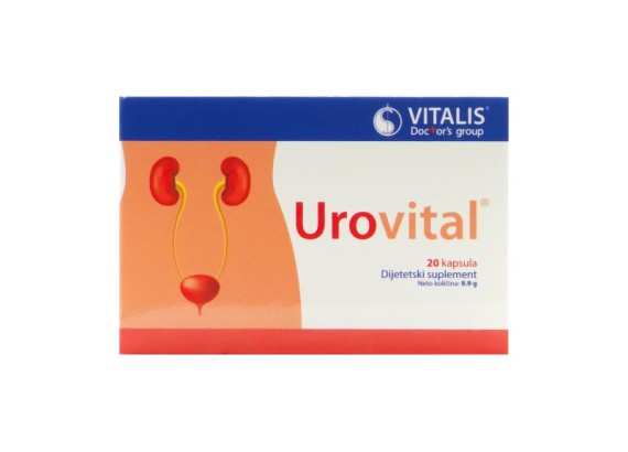 Vitalis Urovital 20 kapsula