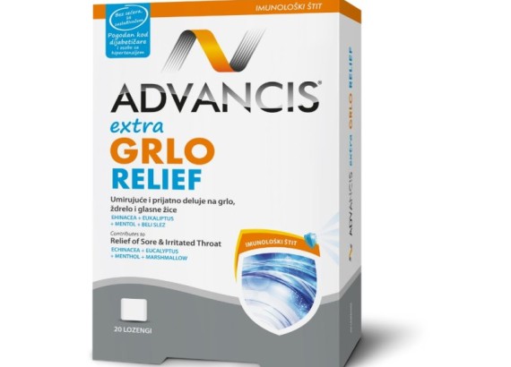 Advancis Extra Grlo Relief 20 tableta