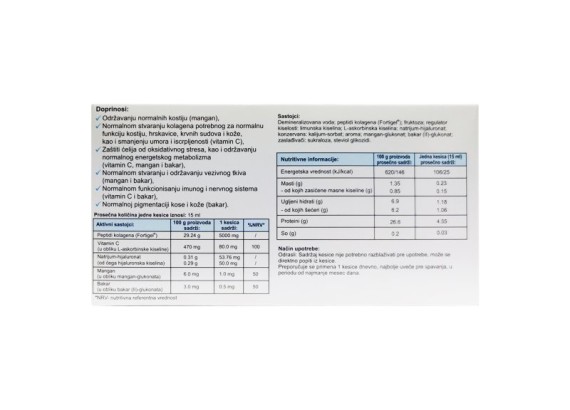 Collagenfix® tečni kolagen 15 ml 20 kesica