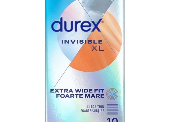 Durex Invisible XL 10 kondoma
