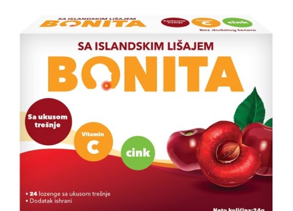 BONITA trešnja 24 lozenge