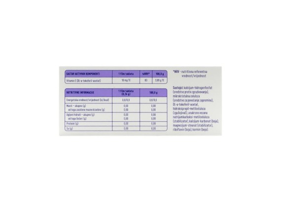 Oligovit Tocopherol E 30 film tableta