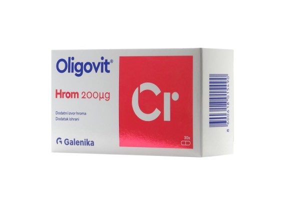 Oligovit Cr 200 mcg 30 kapsula
