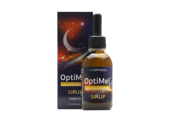 OptiMel sirup (Lipozomalni melatonin) 1mg/1ml, 50 ml