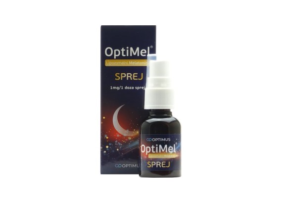 OptiMel sprej (Lipozomalni melatonin) 1mg/1 doza spreja, 20 g
